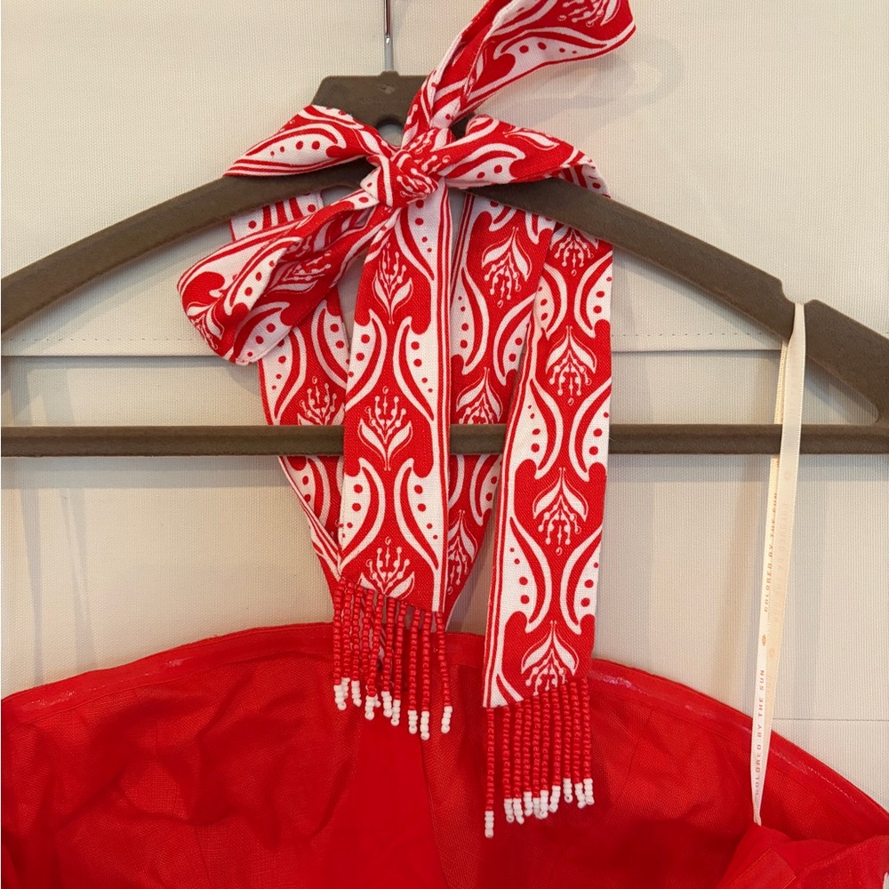 FARM Rio Red Textured Dress - Picture 6 of 7